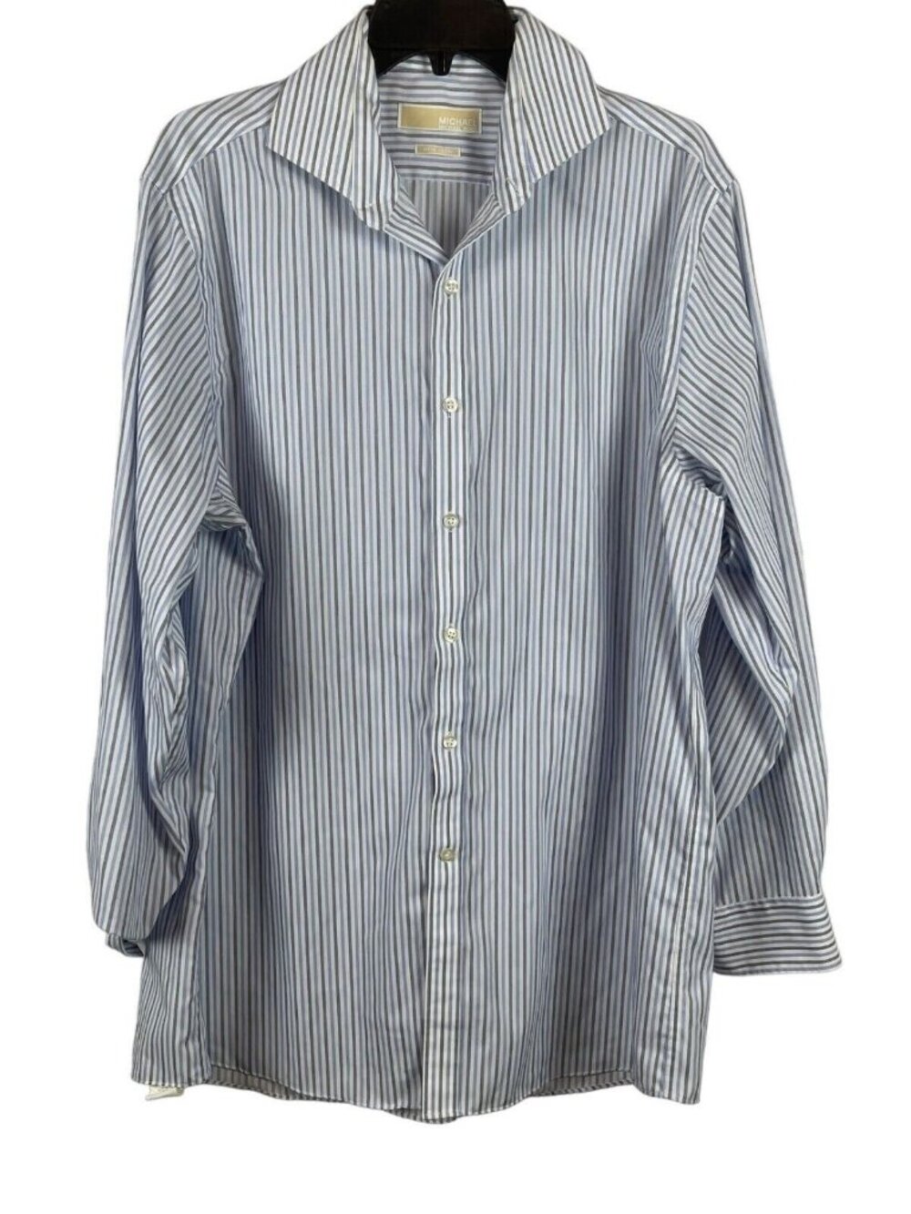 Michael Kors Men Long sleeve Button-Down Striped Shirt Size 16 1/2